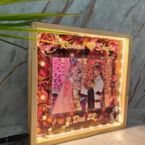 Wedding Photo Frame | Handmade Light-Up Memory Frame